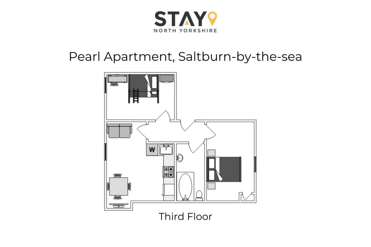 Host & Stay - Pearl Apartment Saltburn-by-the-Sea Ngoại thất bức ảnh